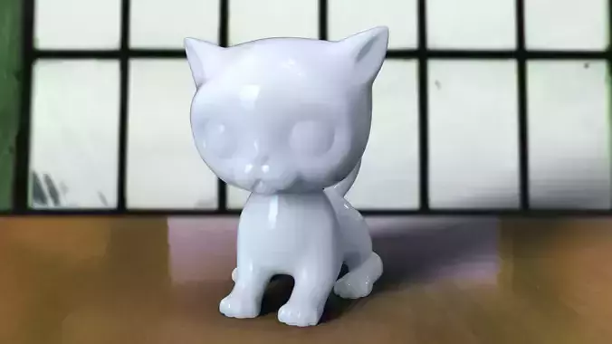 Cute Cat 3D print model