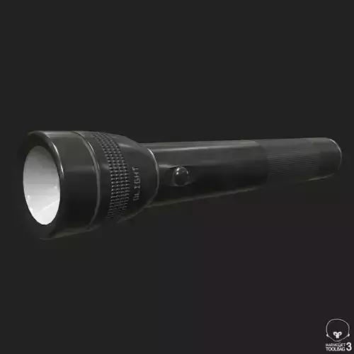 Flashlight Low-poly 3D model