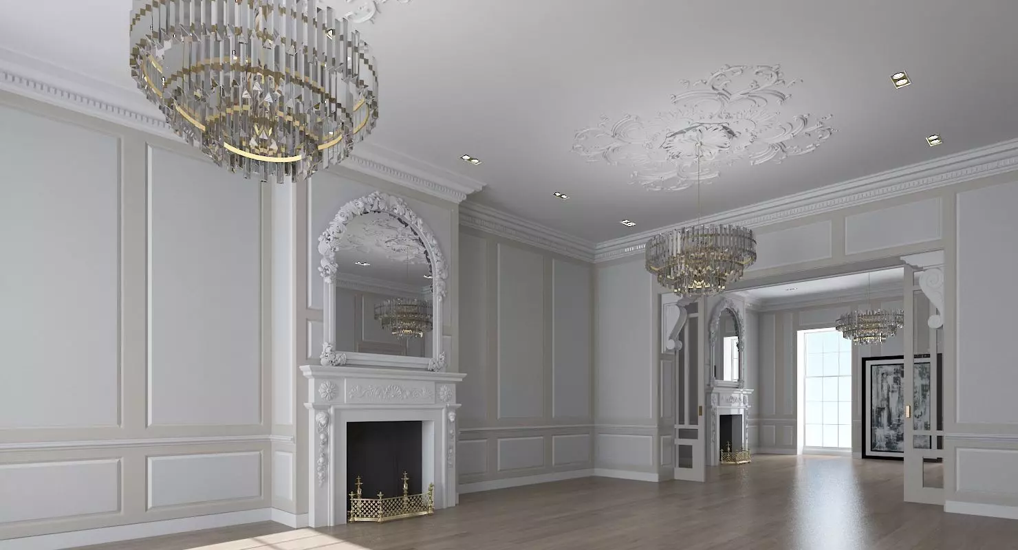 Classic Interior  312 3D model_0