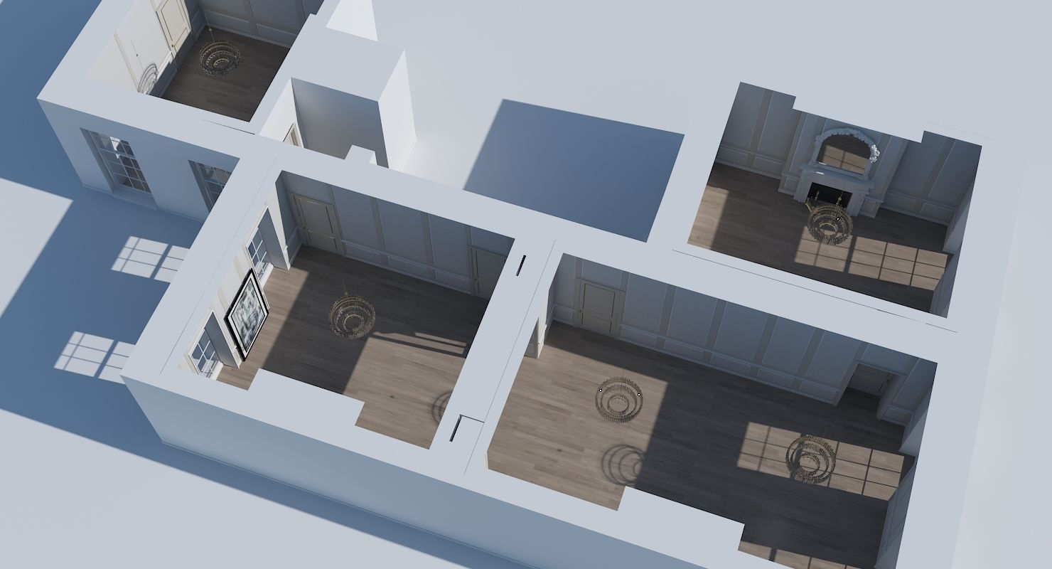 Classic Interior  312 3D model_9