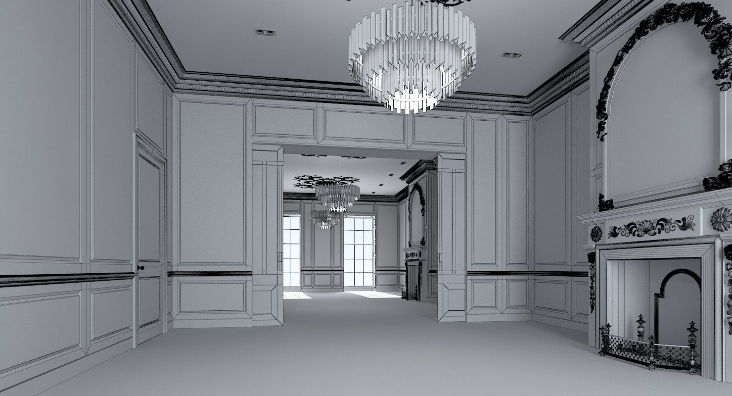 Classic Interior  312 3D model_12