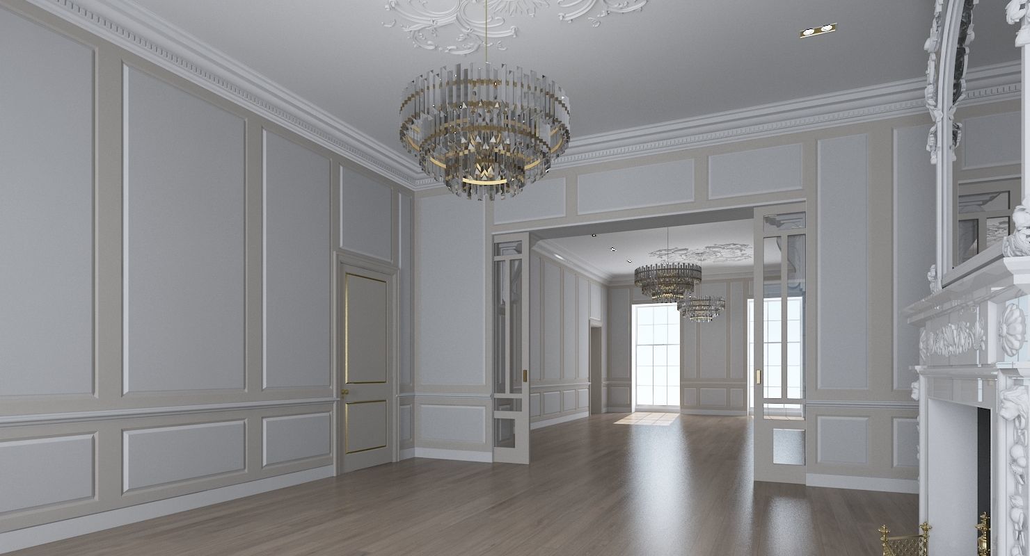 Classic Interior  312 3D model_1