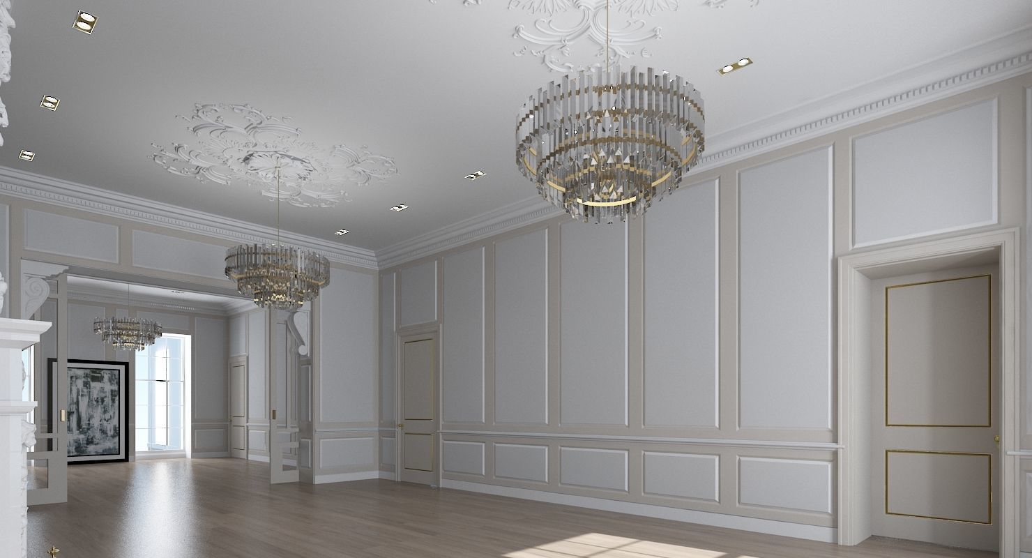 Classic Interior  312 3D model_5