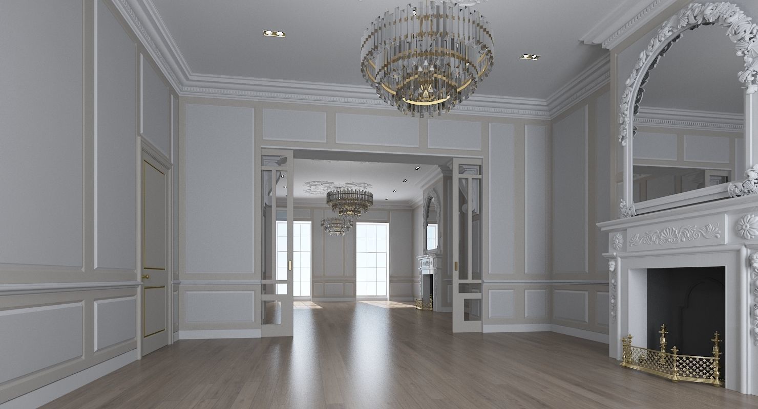 Classic Interior  312 3D model_3