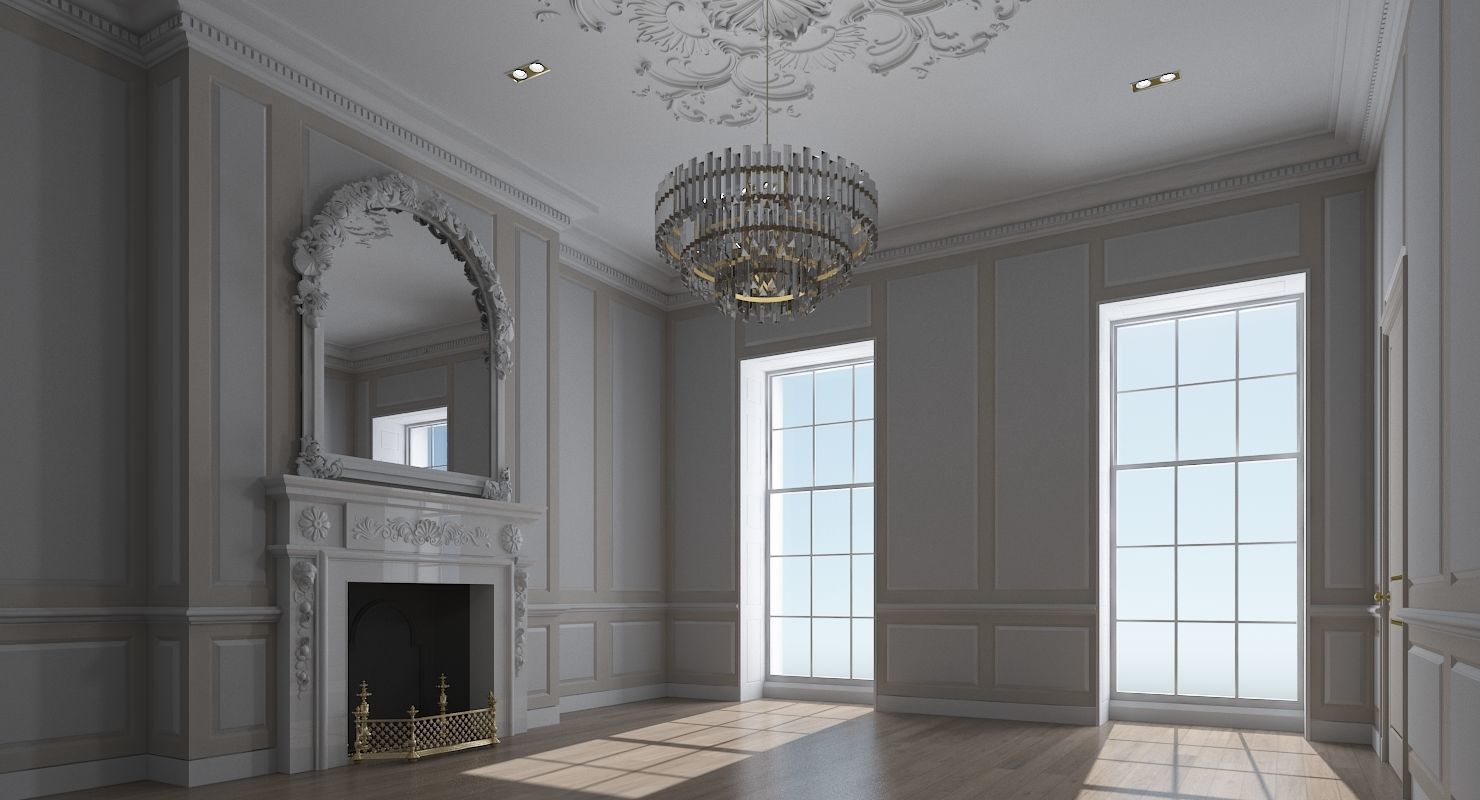 Classic Interior  312 3D model_4