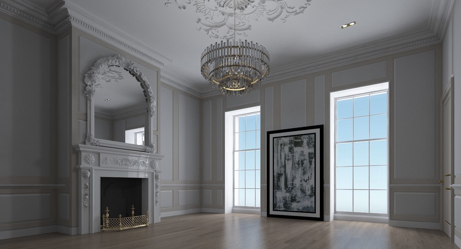 Classic Interior  312 3D model_2