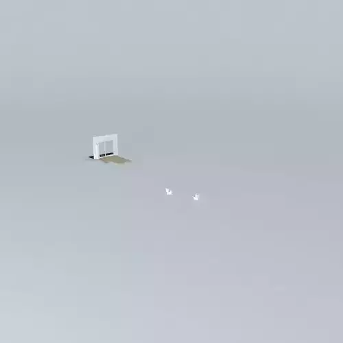 130b basketball court in middle of snowy field