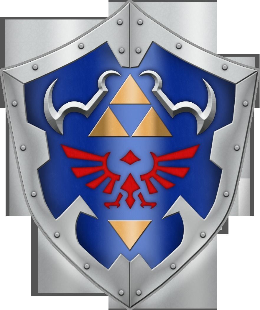 Hylian Shield - The Legend of Zelda 3D model_5