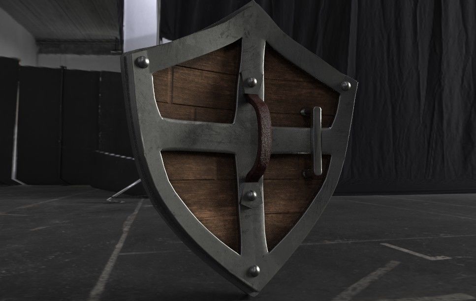 Hylian Shield - The Legend of Zelda 3D model_1
