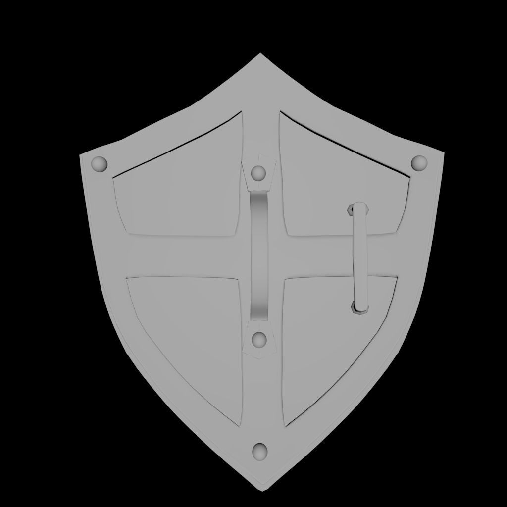 Hylian Shield - The Legend of Zelda 3D model_4