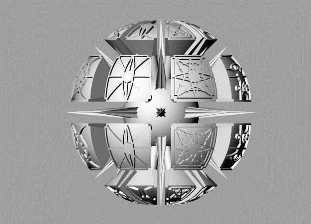 Alien Artifact 3D model_1