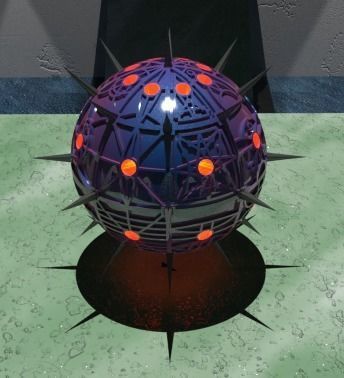 Alien Artifact 3D model_2