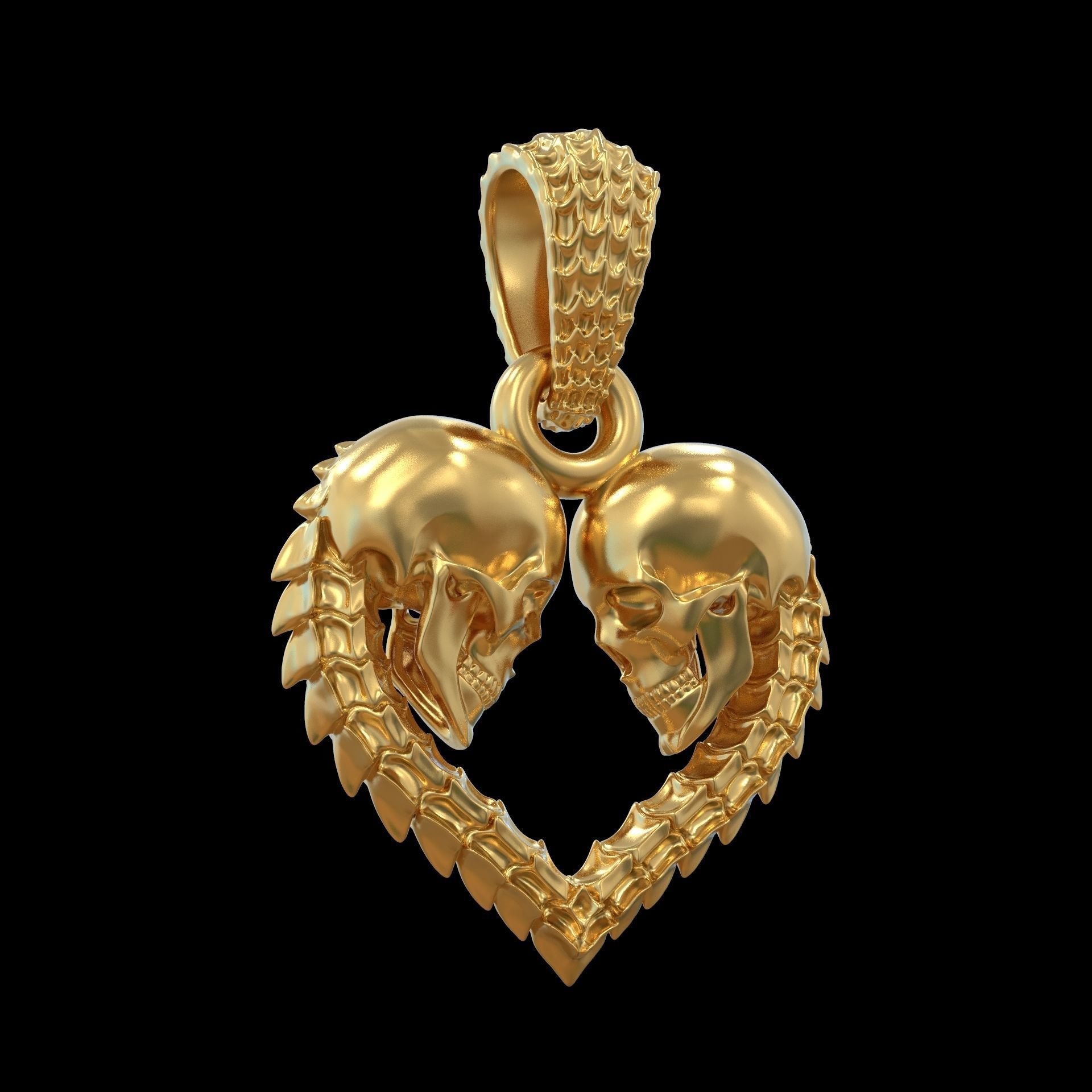 Pendant P054 3D print model_1