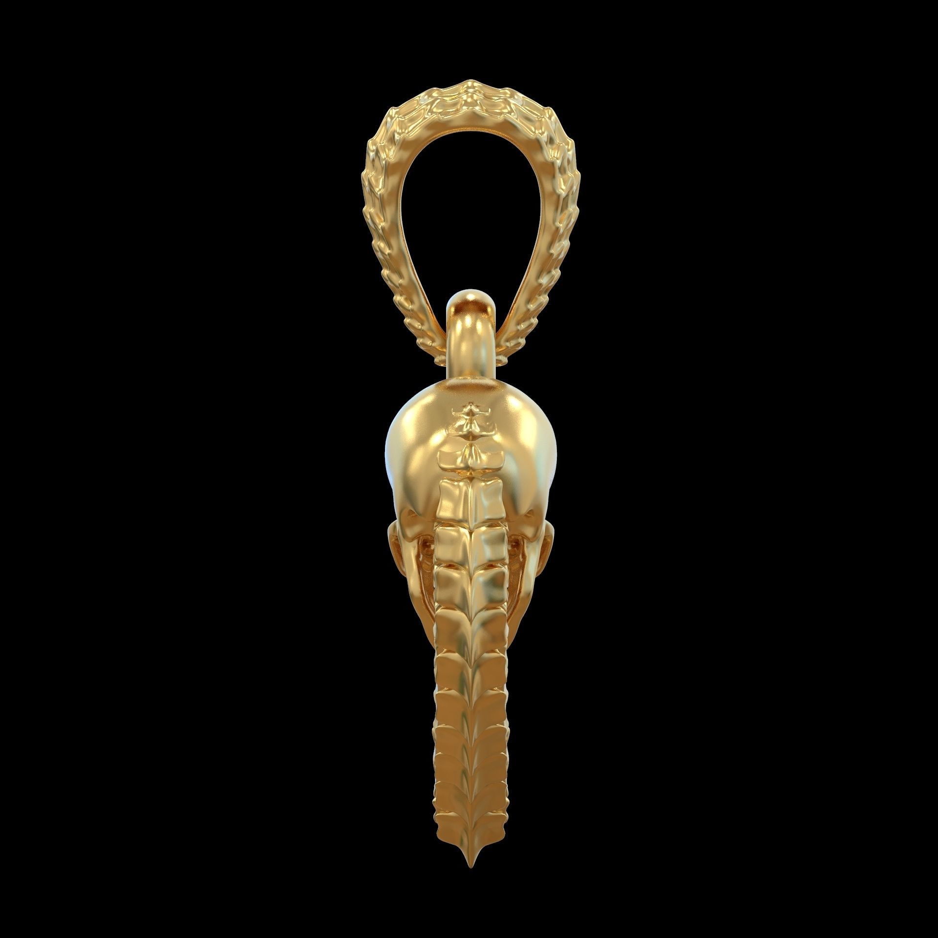 Pendant P054 3D print model_2