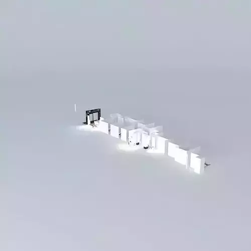 130 building in middle of snowy field