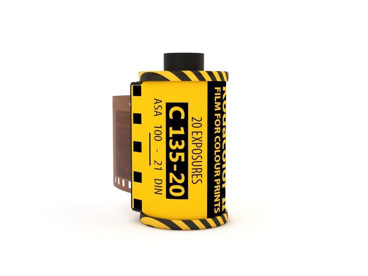 1977 Kodacolor II C 135-20 Color Negative Film 3D model_25