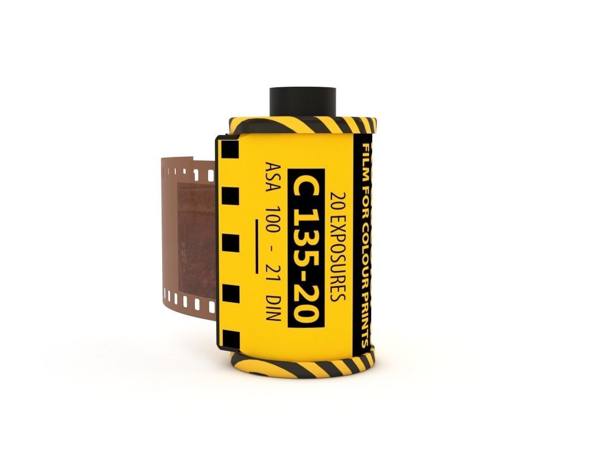 1977 Kodacolor II C 135-20 Color Negative Film 3D model_20
