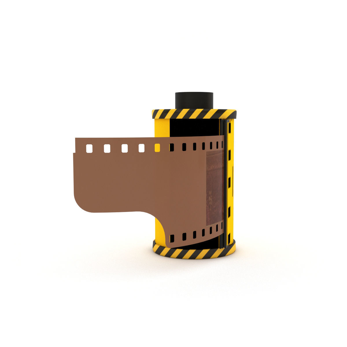 1977 Kodacolor II C 135-20 Color Negative Film 3D model_5