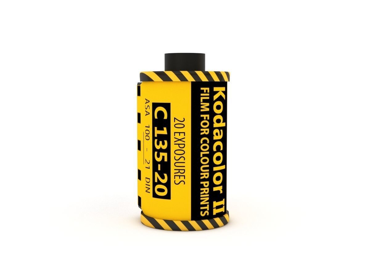 1977 Kodacolor II C 135-20 Color Negative Film 3D model_54
