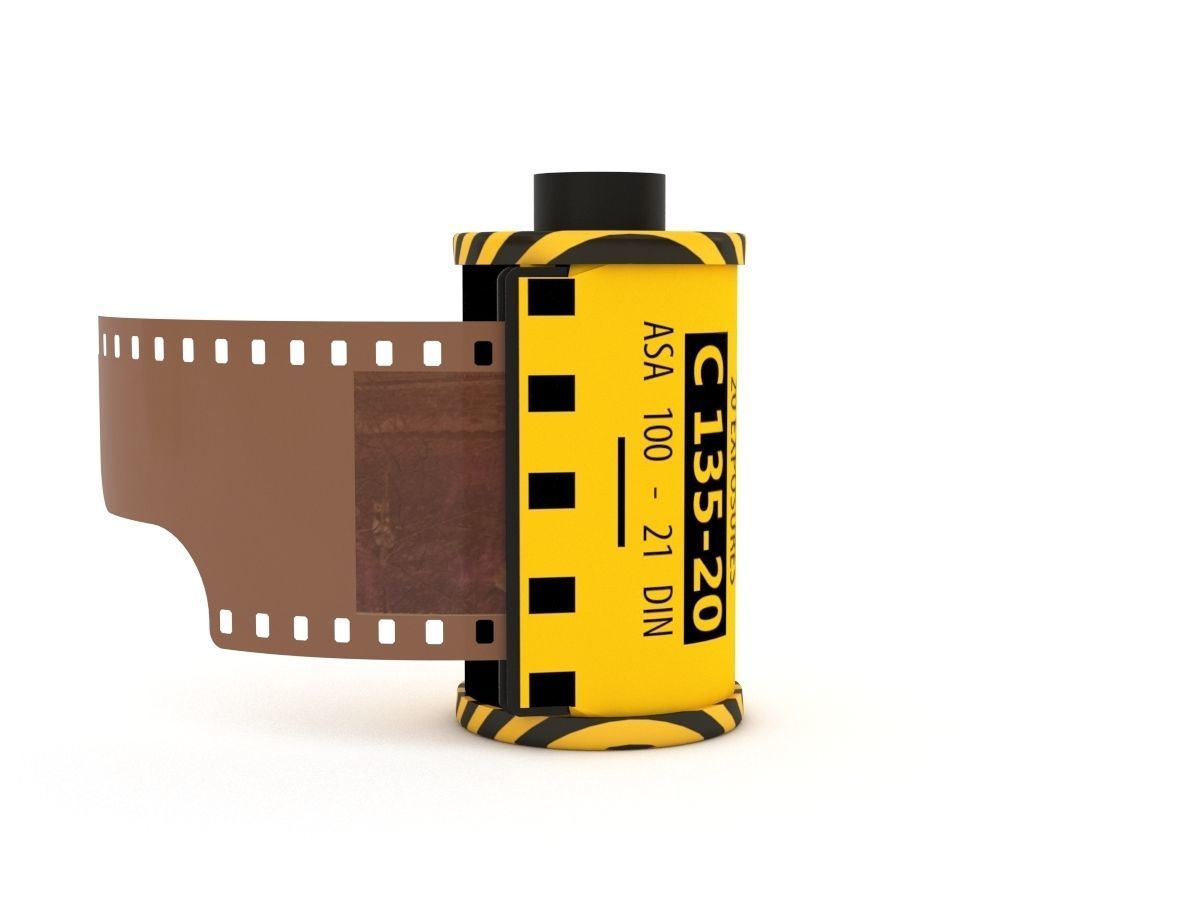 1977 Kodacolor II C 135-20 Color Negative Film 3D model_16