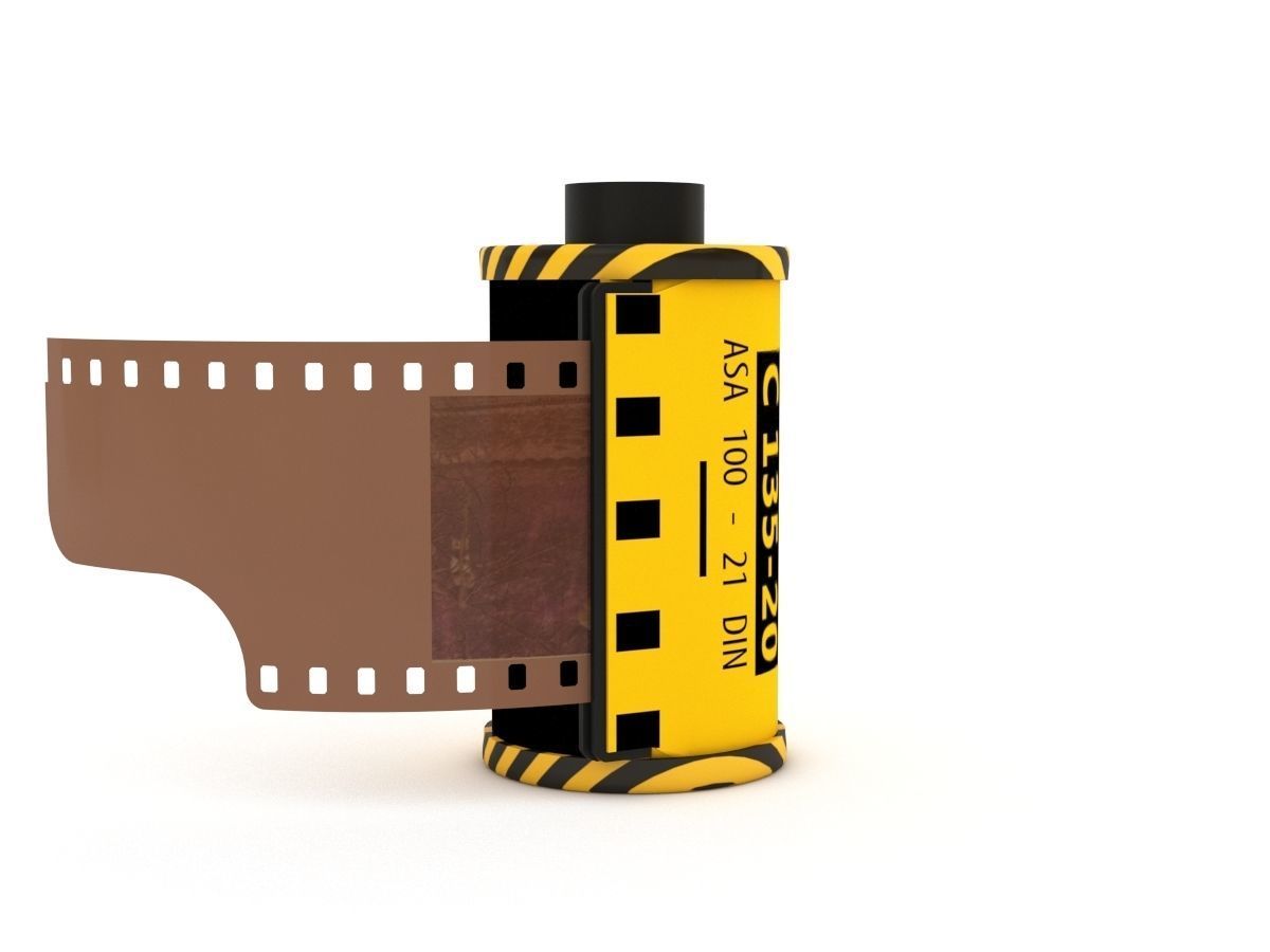 1977 Kodacolor II C 135-20 Color Negative Film 3D model_15