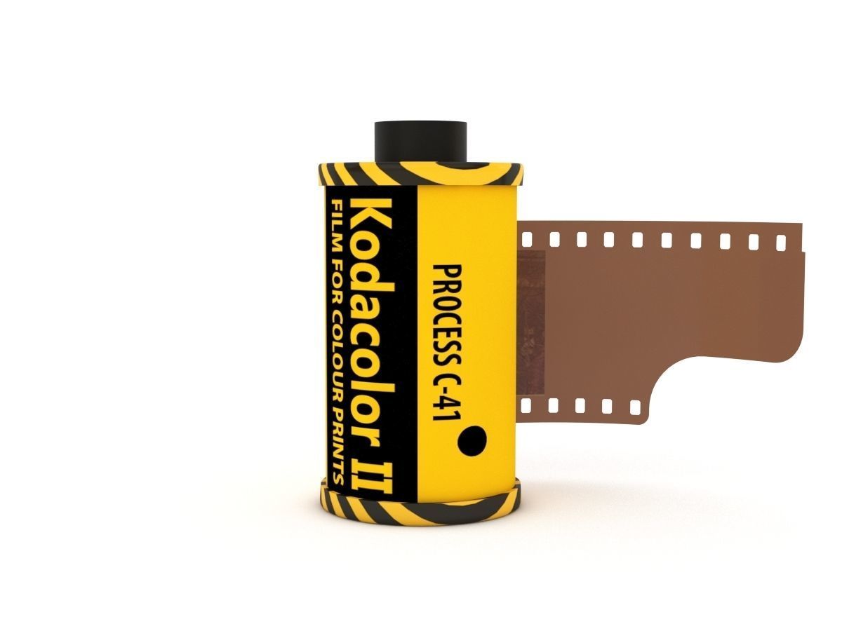 1977 Kodacolor II C 135-20 Color Negative Film 3D model_13