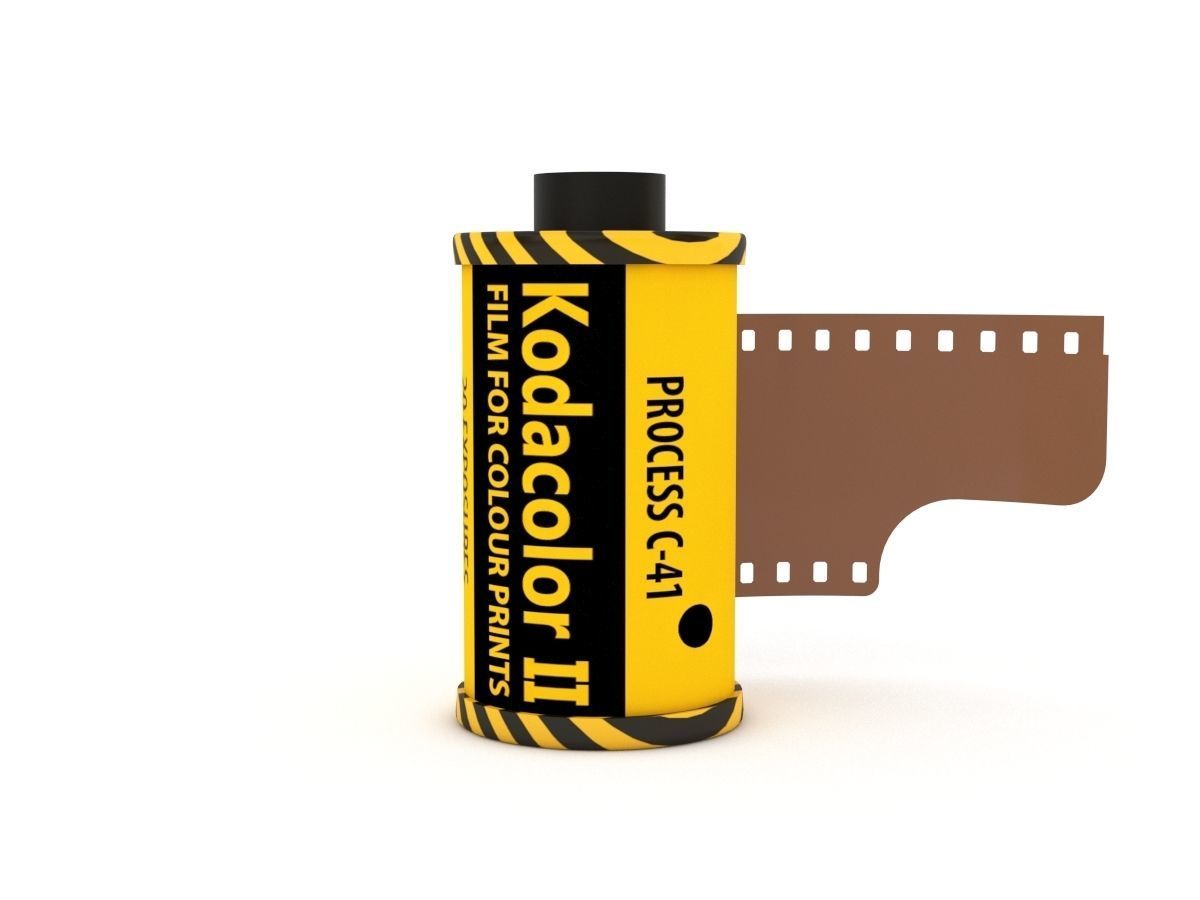 1977 Kodacolor II C 135-20 Color Negative Film 3D model_10
