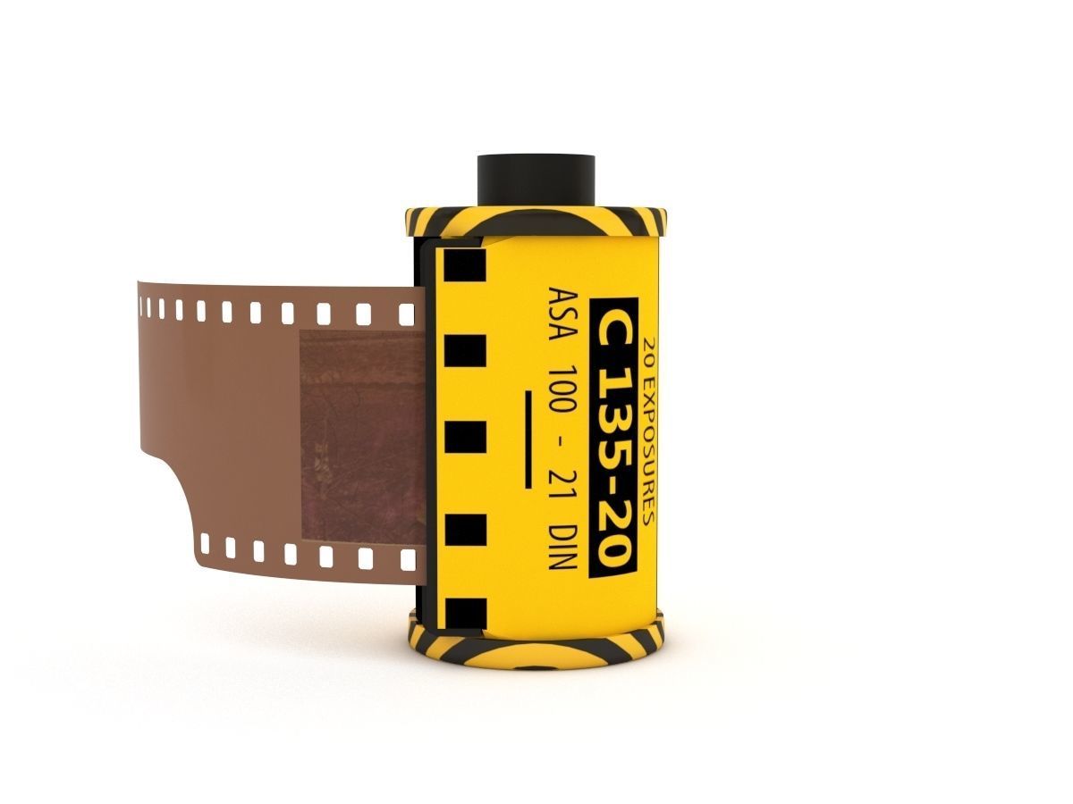 1977 Kodacolor II C 135-20 Color Negative Film 3D model_23