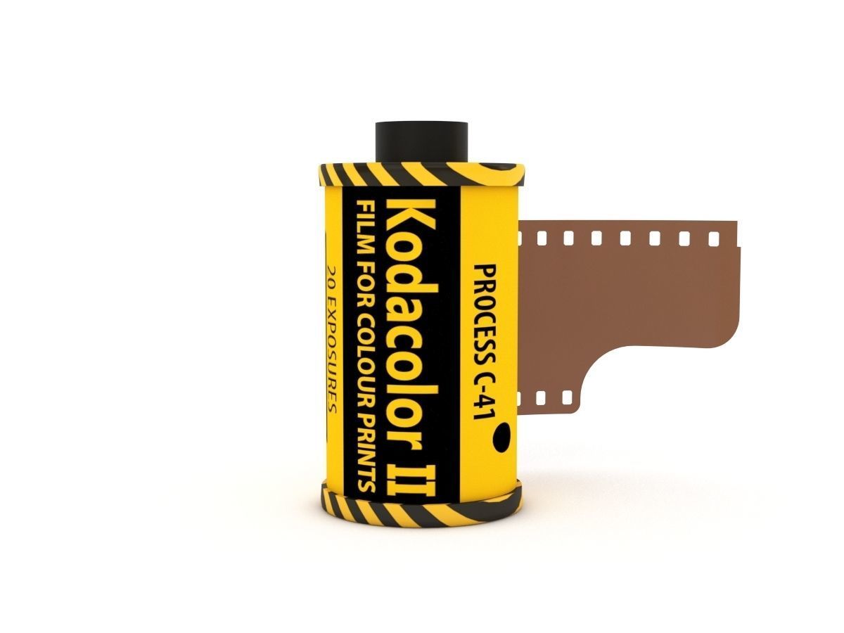 1977 Kodacolor II C 135-20 Color Negative Film 3D model_14