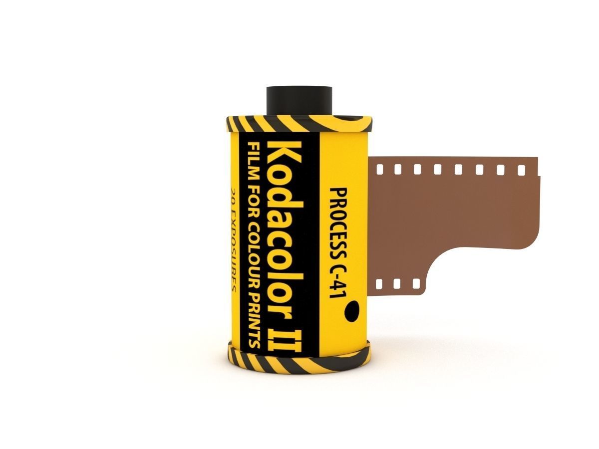 1977 Kodacolor II C 135-20 Color Negative Film 3D model_9