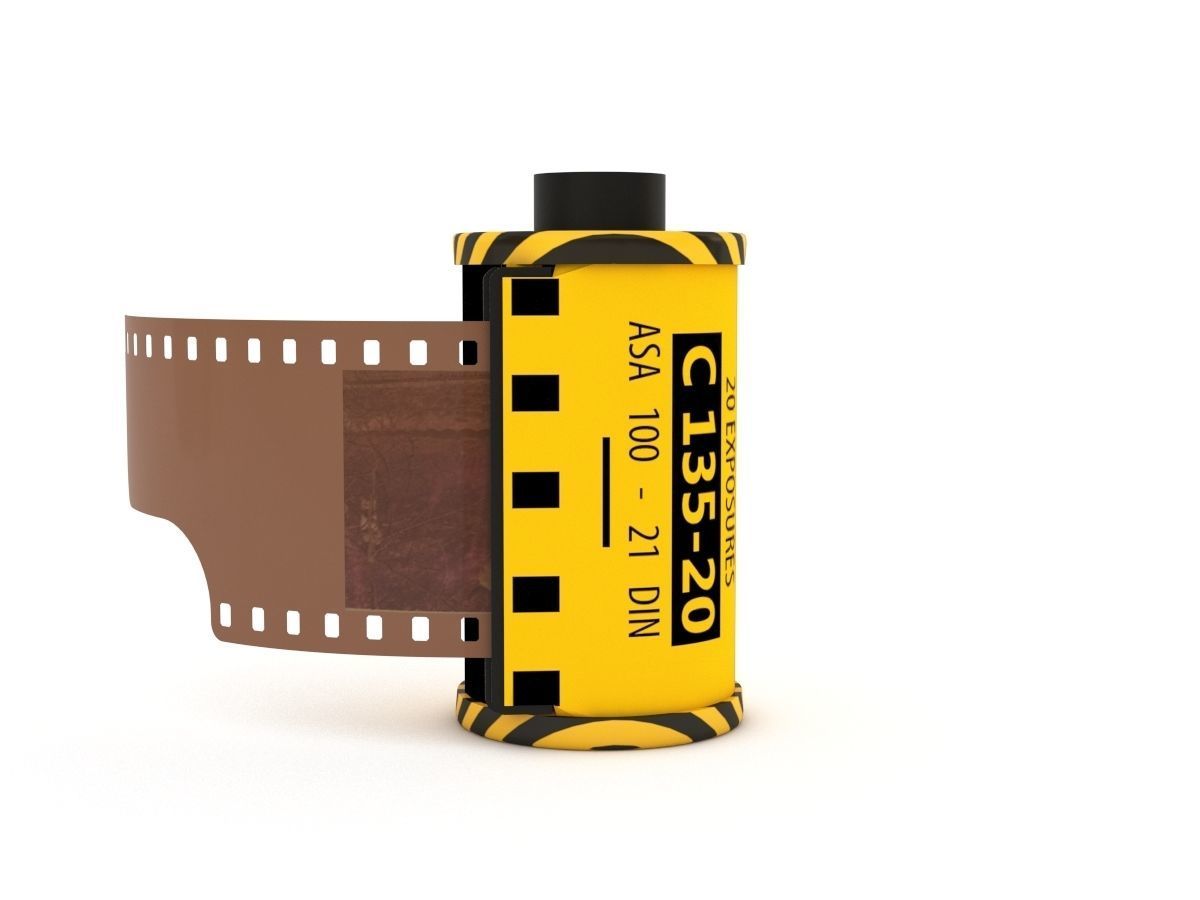 1977 Kodacolor II C 135-20 Color Negative Film 3D model_18