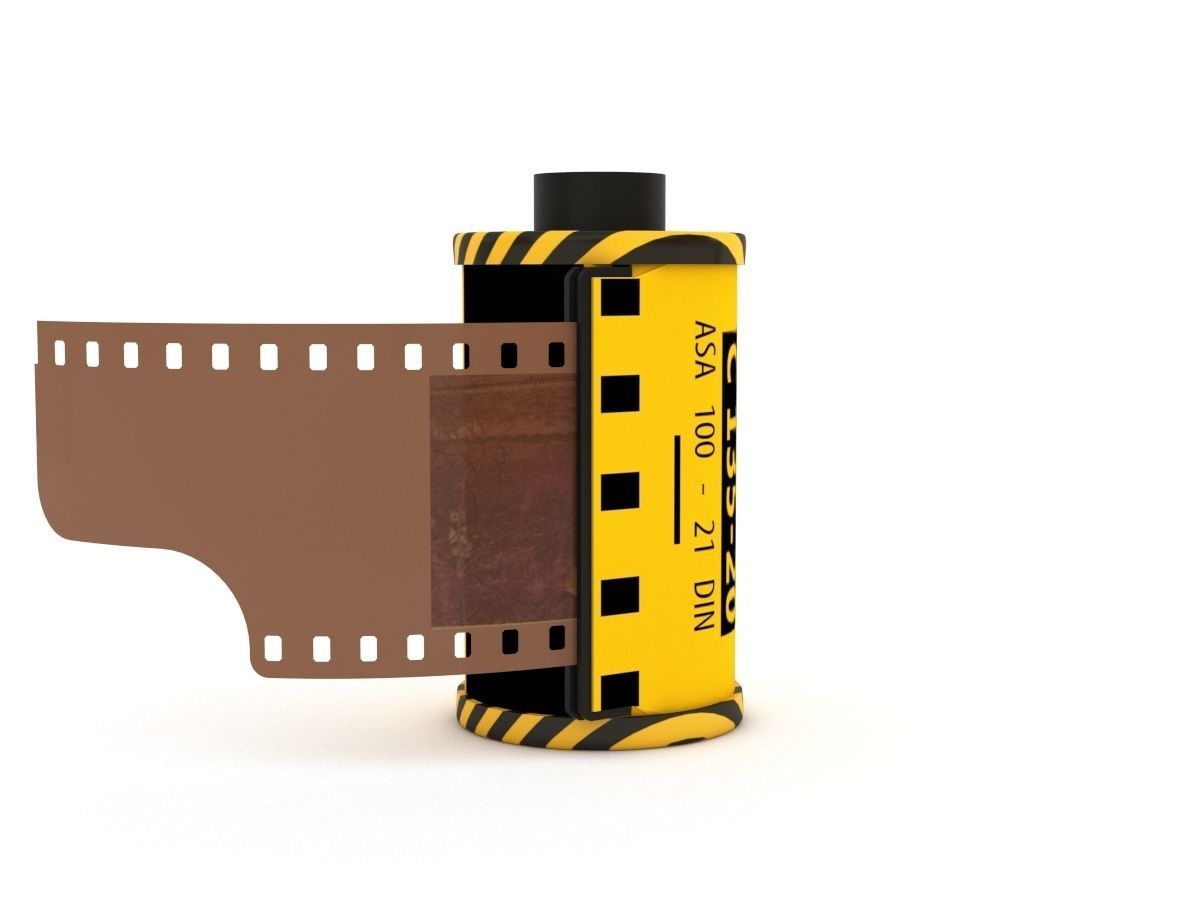 1977 Kodacolor II C 135-20 Color Negative Film 3D model_19