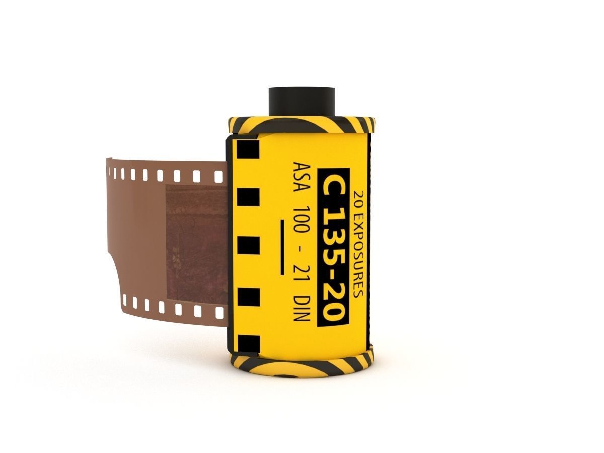 1977 Kodacolor II C 135-20 Color Negative Film 3D model_35
