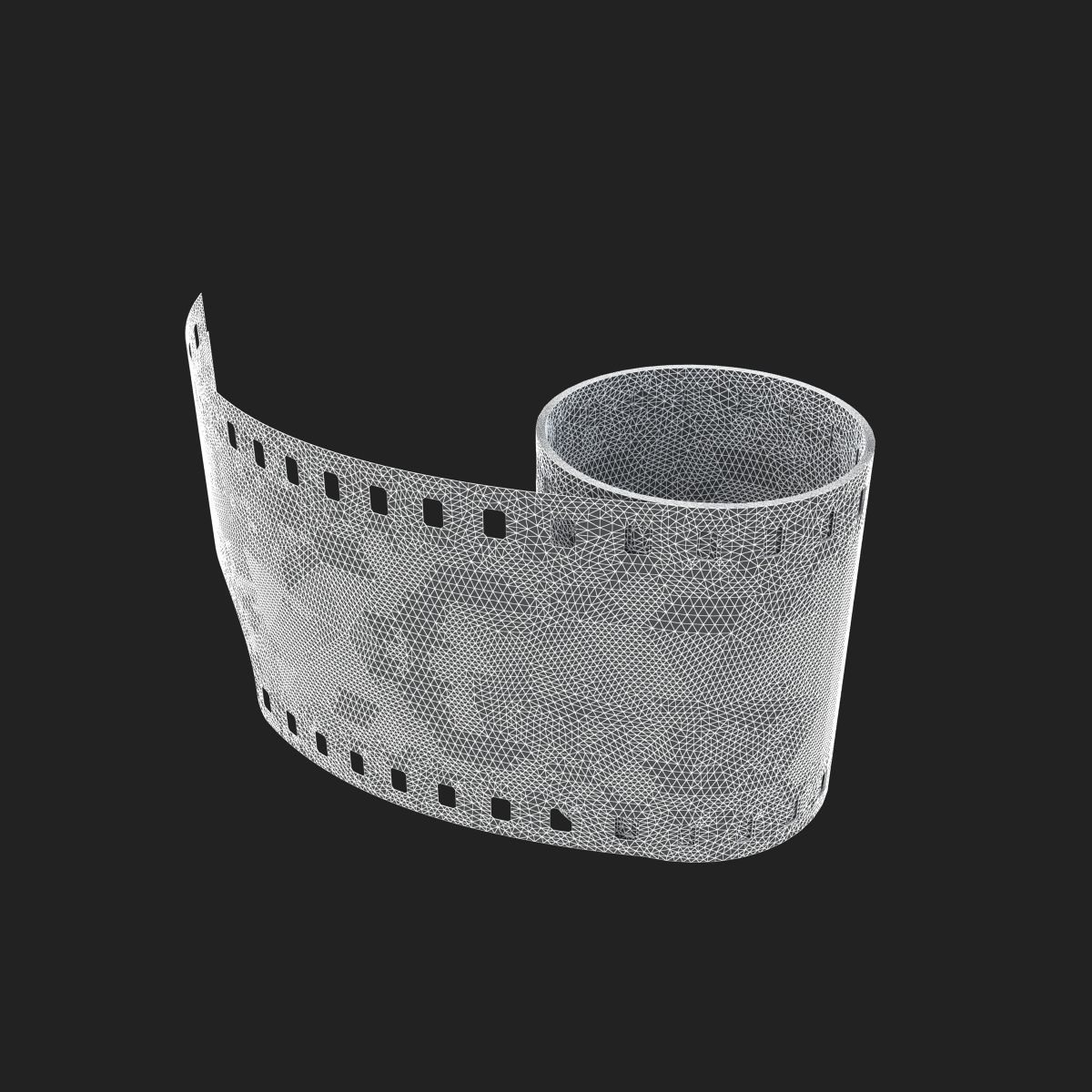 1977 Kodacolor II C 135-20 Color Negative Film 3D model_8