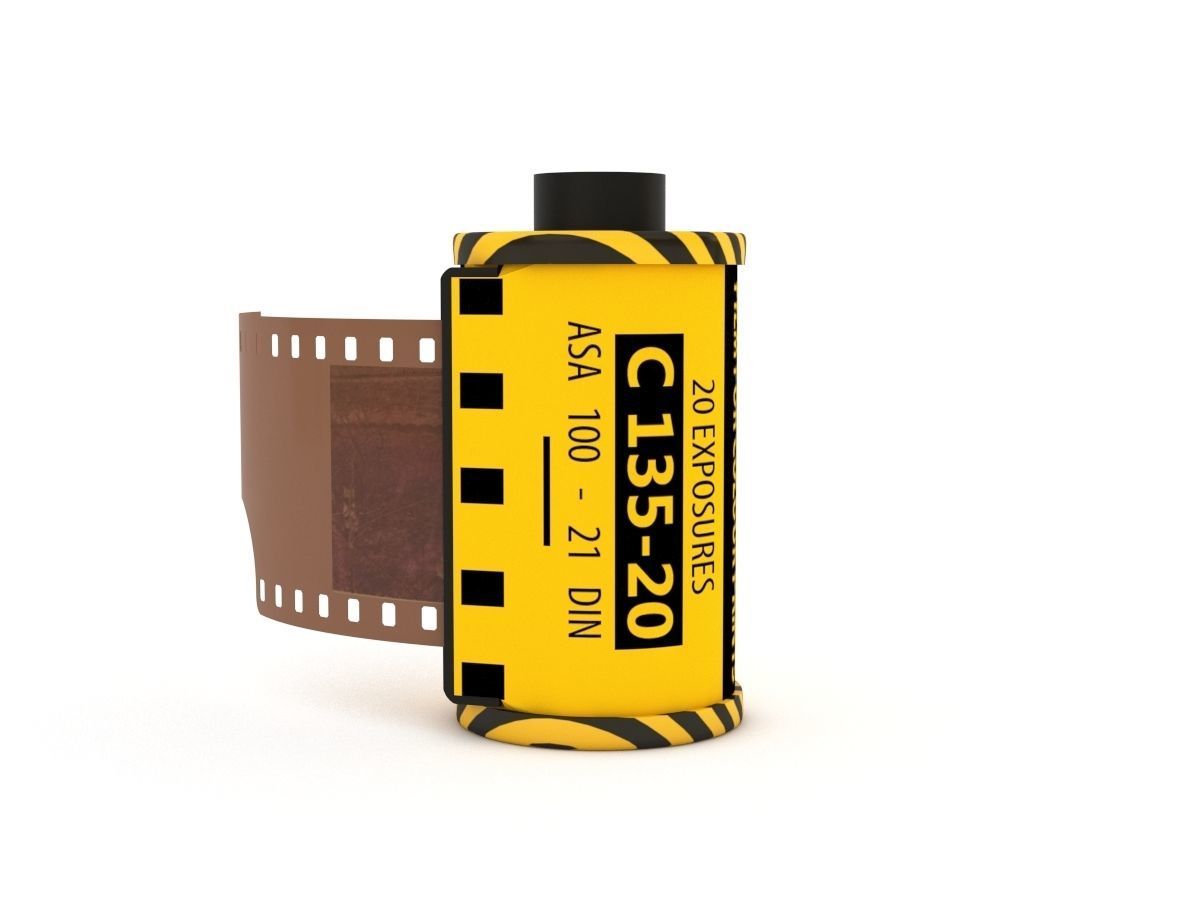 1977 Kodacolor II C 135-20 Color Negative Film 3D model_29