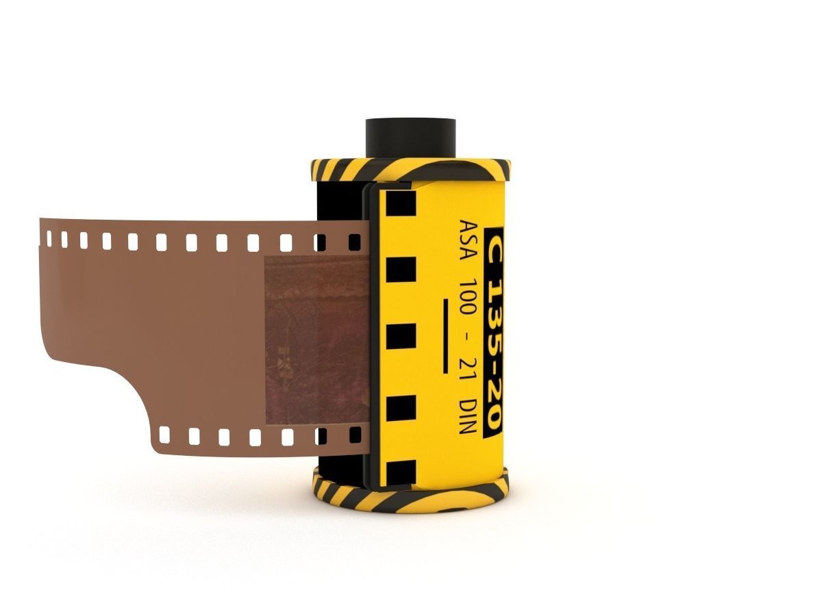 1977 Kodacolor II C 135-20 Color Negative Film 3D model_21