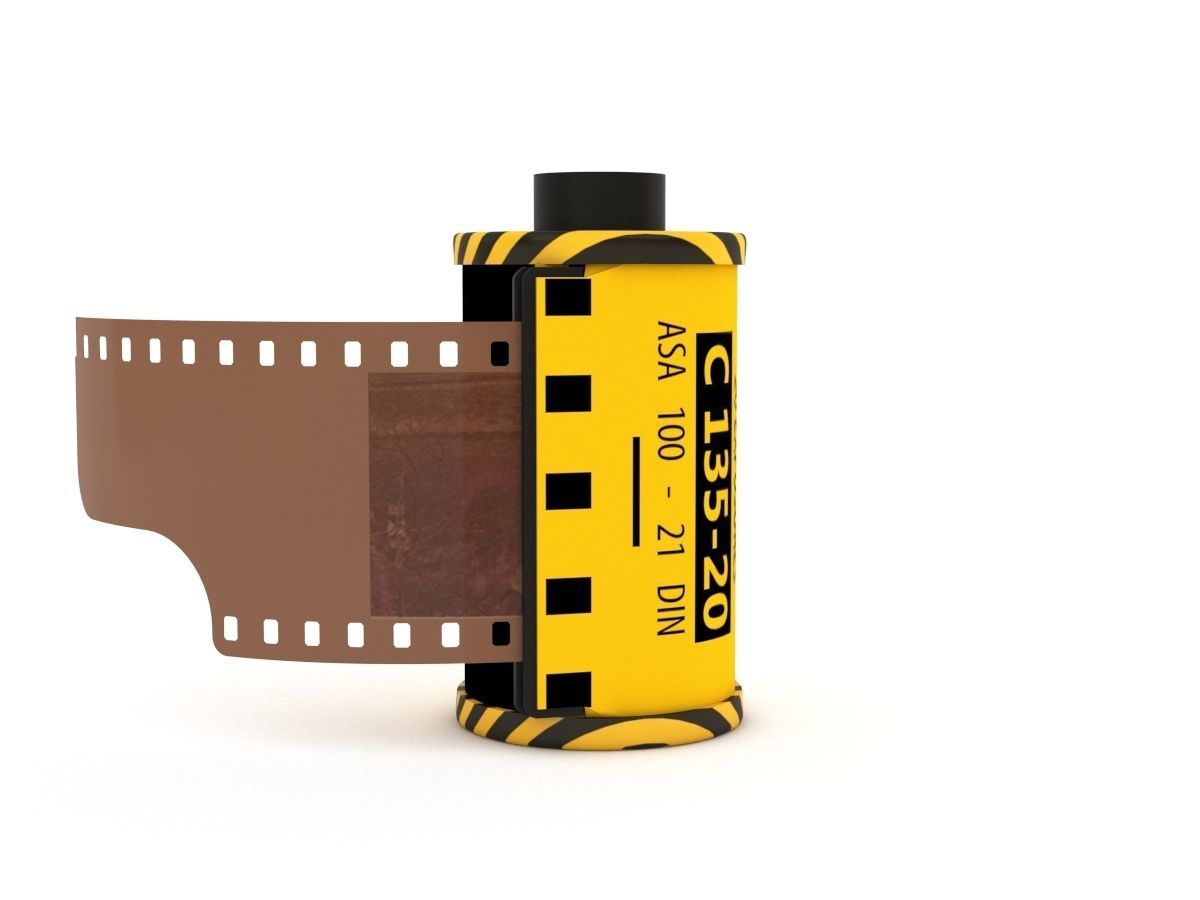 1977 Kodacolor II C 135-20 Color Negative Film 3D model_17