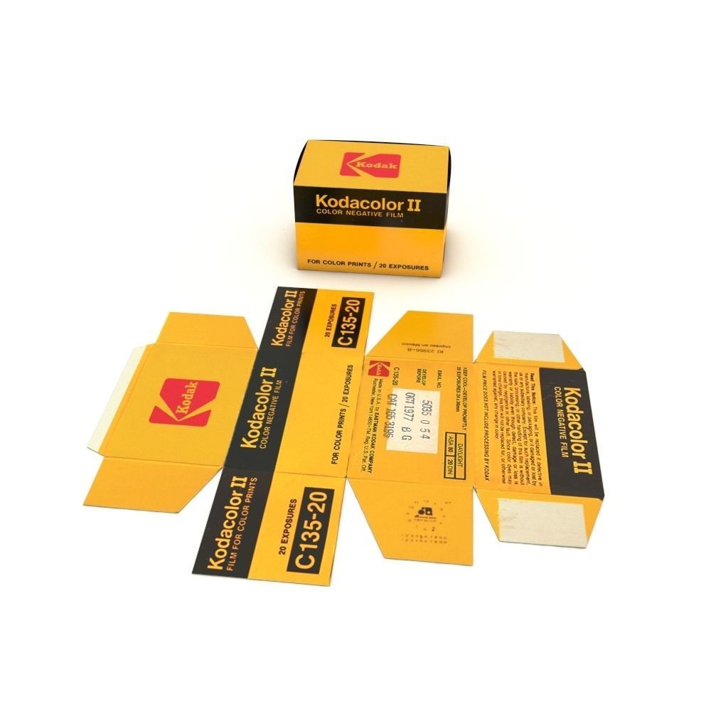 1977 Kodacolor II C 135-20 Color Negative Film Box 3D model_56