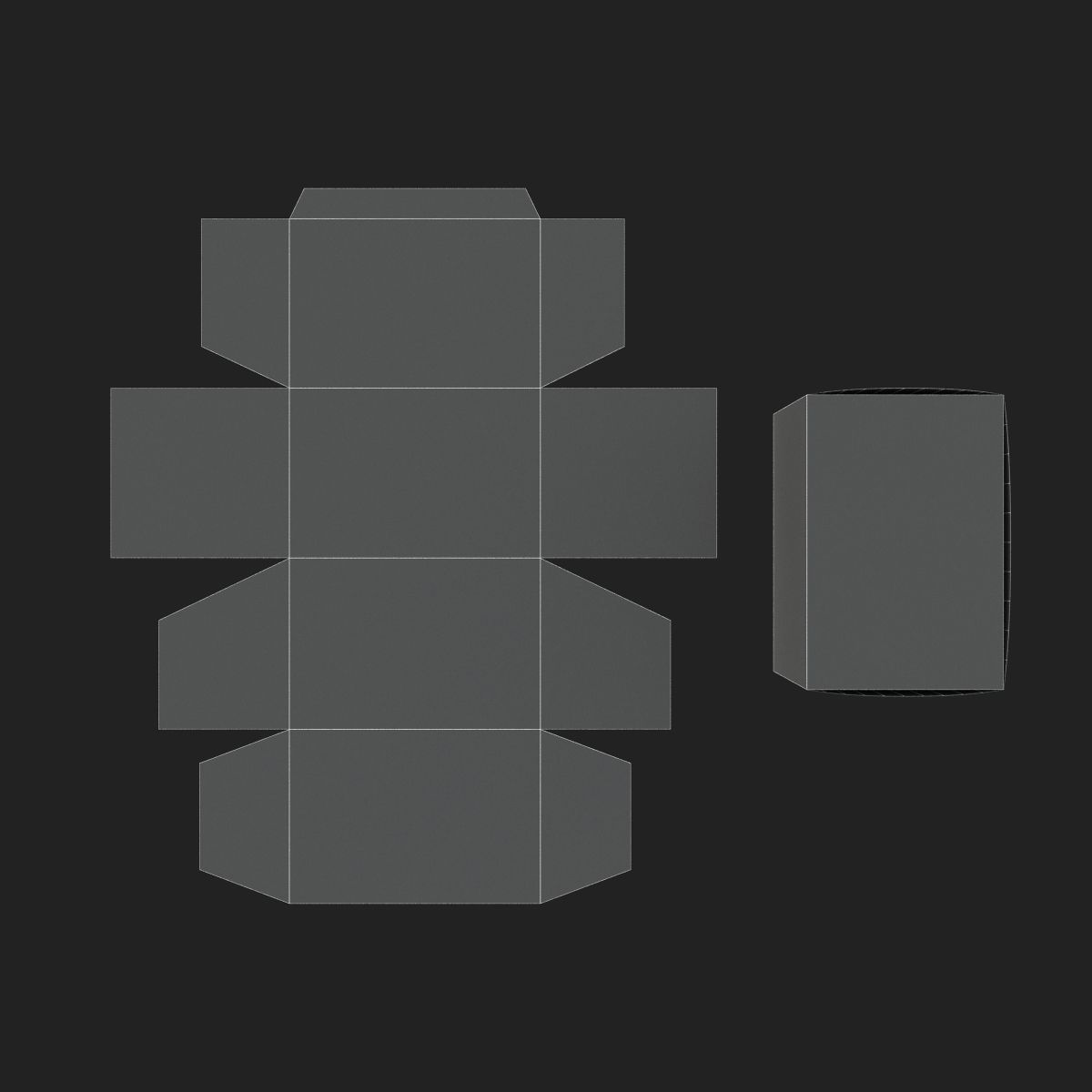 1977 Kodacolor II C 135-20 Color Negative Film Box 3D model_6