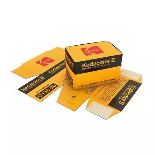 1977 Kodacolor II C 135-20 Color Negative Film Box