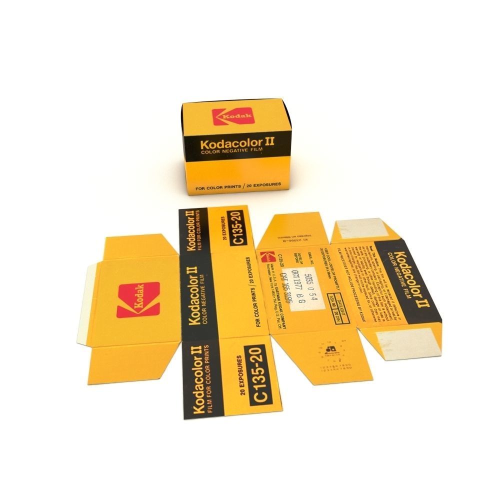 1977 Kodacolor II C 135-20 Color Negative Film Box 3D model_54
