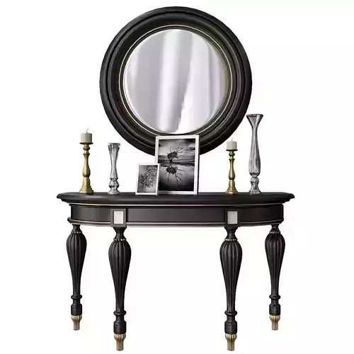 Canova console table with mirror