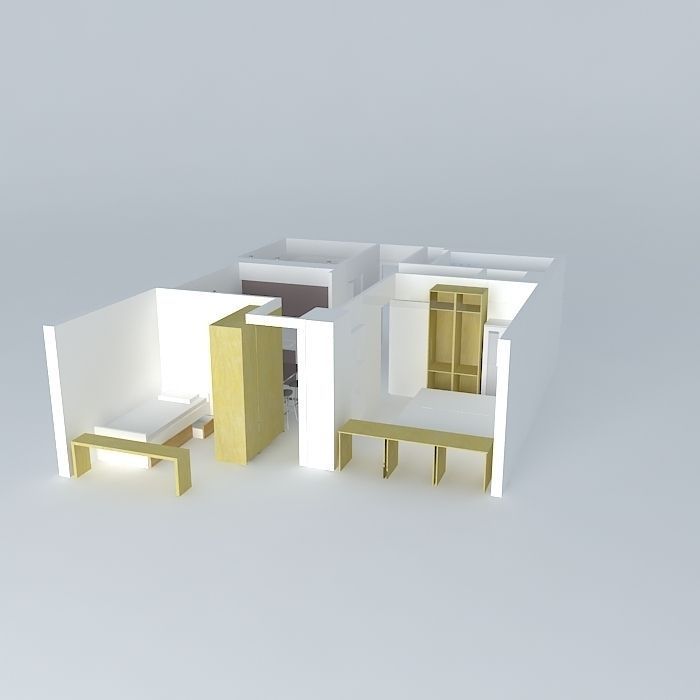 22 CONDO redesign Free 3D model_1