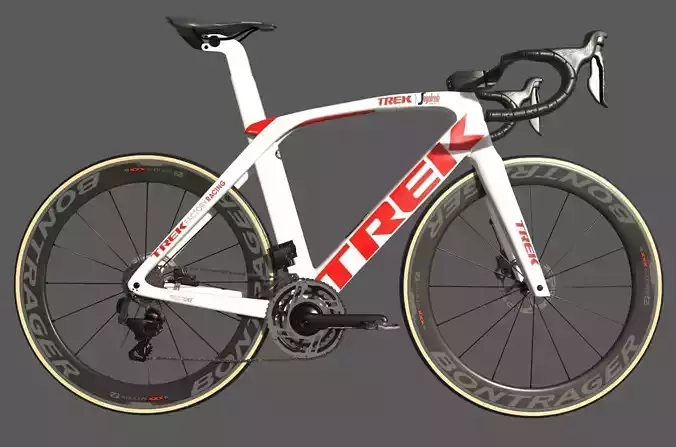Roadbike TREK Madone SLR 9 Disc eTap white 3D model