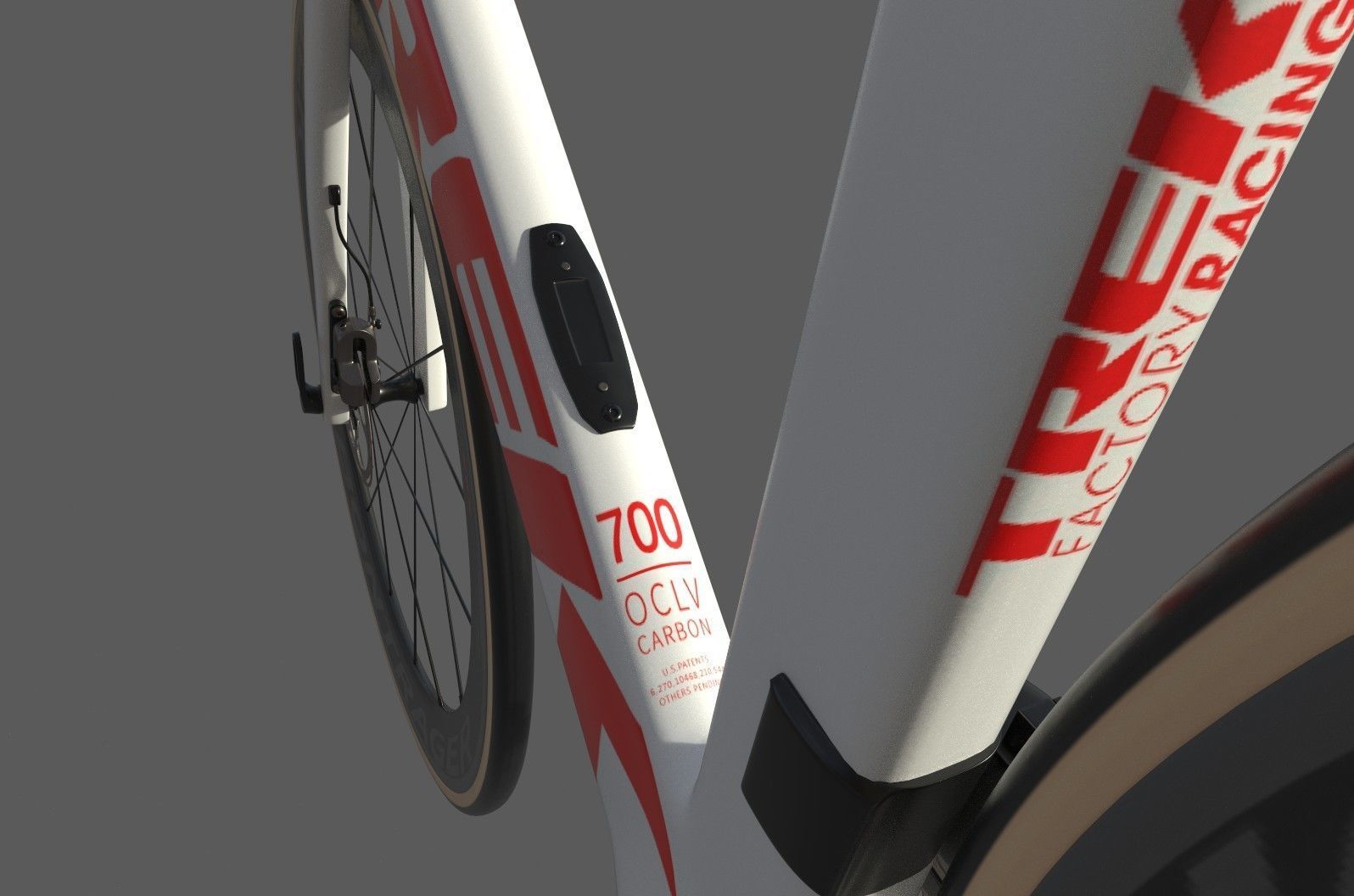 Roadbike TREK Madone SLR 9 Disc eTap white 3D model_2