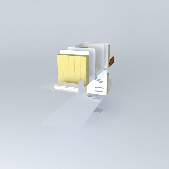 660a house Free 3D model_1