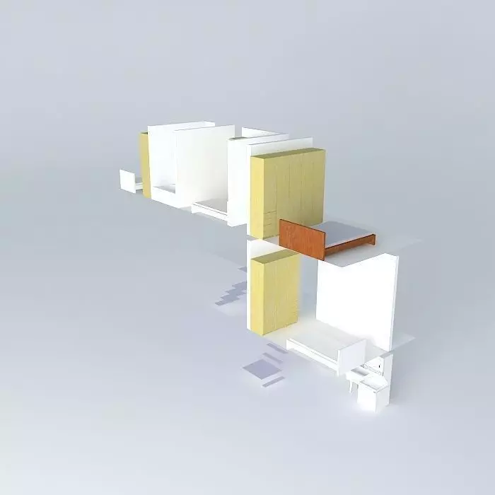 660a house Free 3D model_0