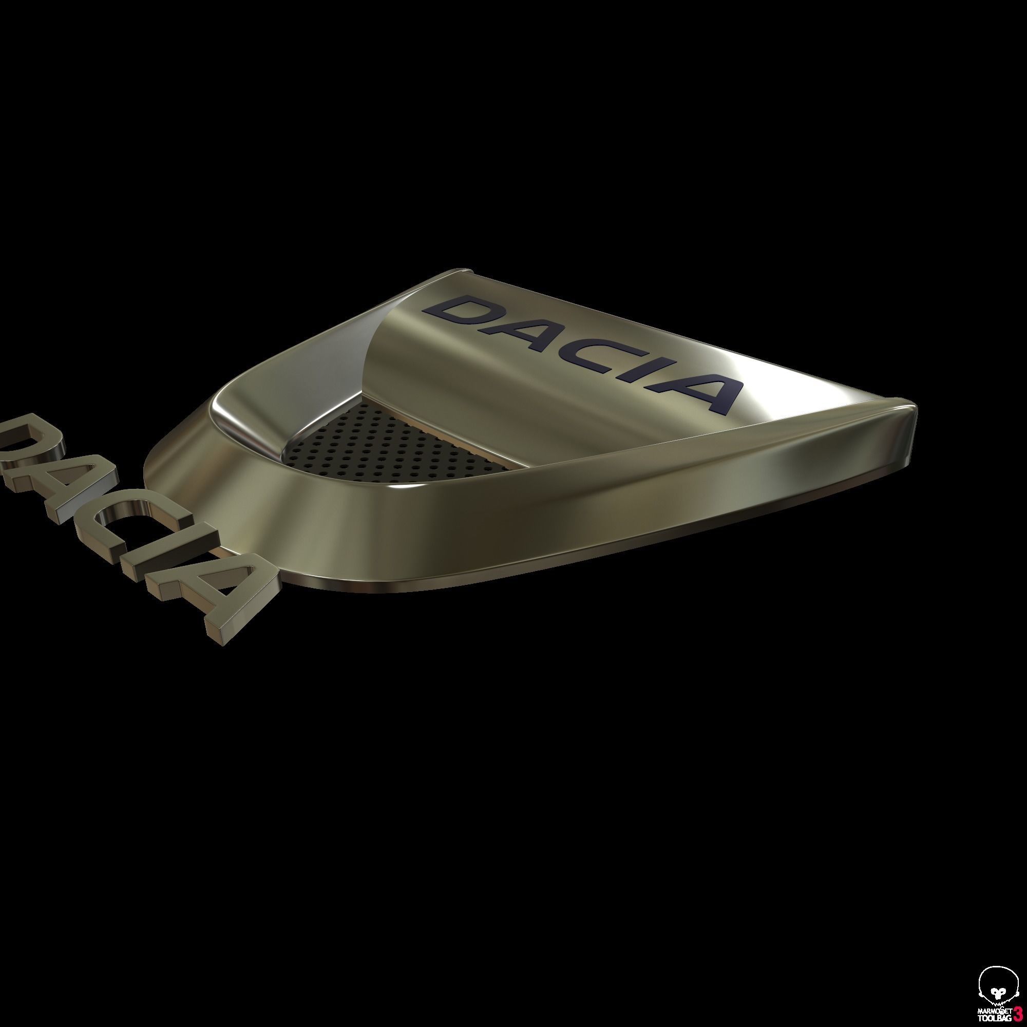 Dacia Logo 3D model_5