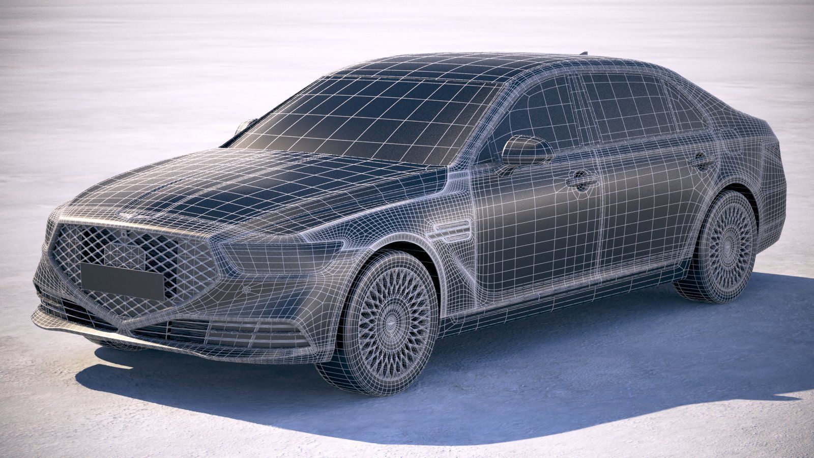 Genesis G90 2020 3D model_26