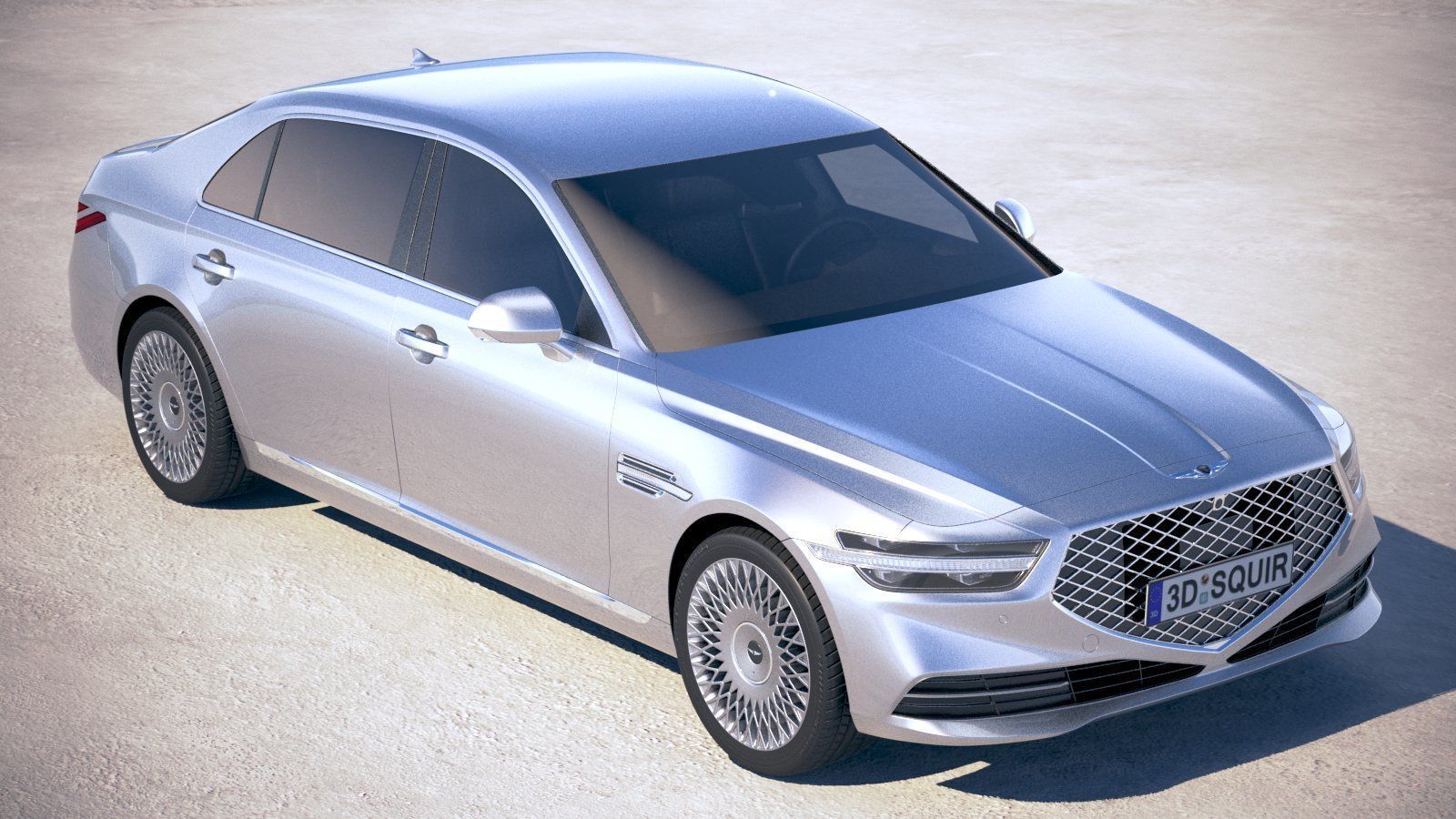 Genesis G90 2020 3D model_11